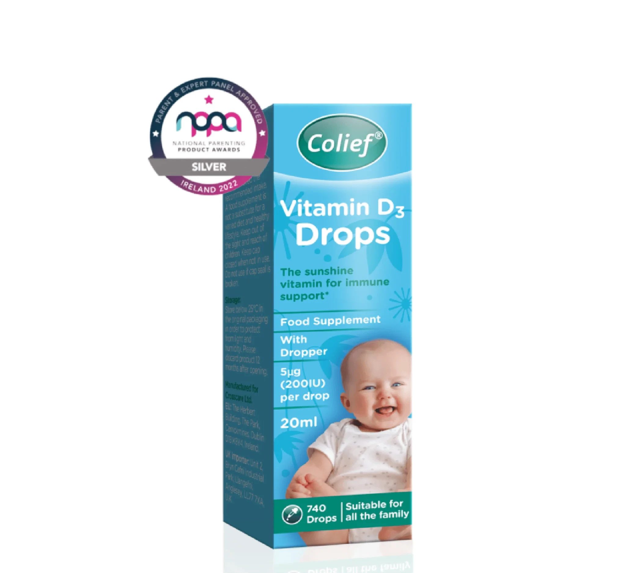 Colief Vitamin D3 Drops (20ml)