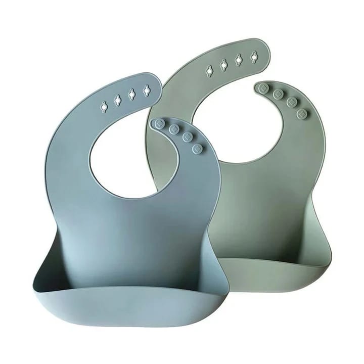 Moonkie Silicone Baby Bibs 2 Pack