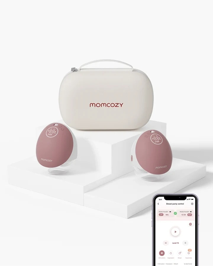 Momcozy Breast Pump Hands Free Upgraded Mobile Flow M9